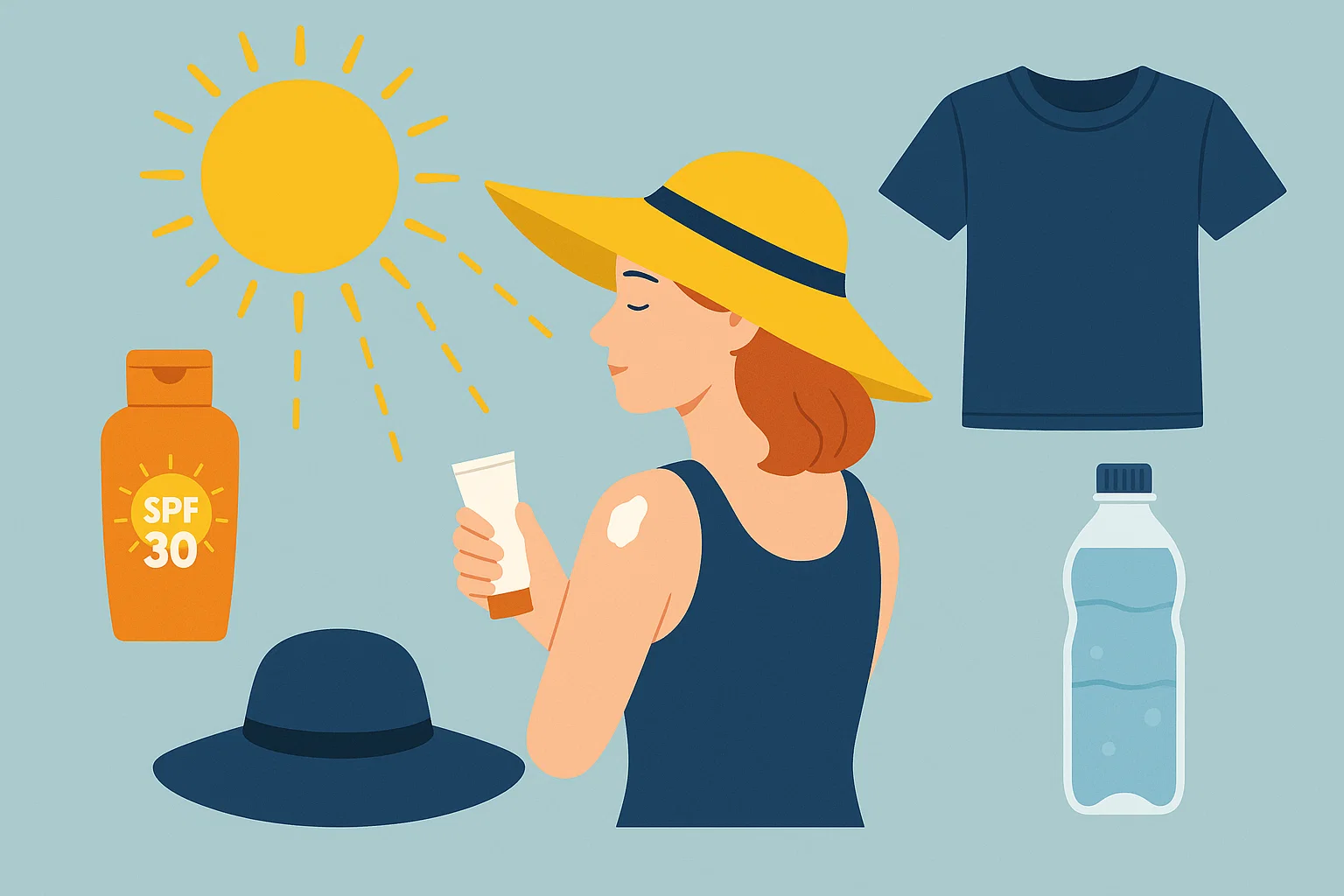 Wie man Sonnenbrand vermeidet und was im Falle eines Sonnenbrands zu tun ist