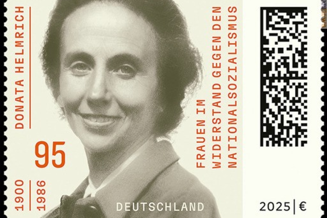 Berlin 2025 Briefmarke zu Ehren von Donata Helmrich