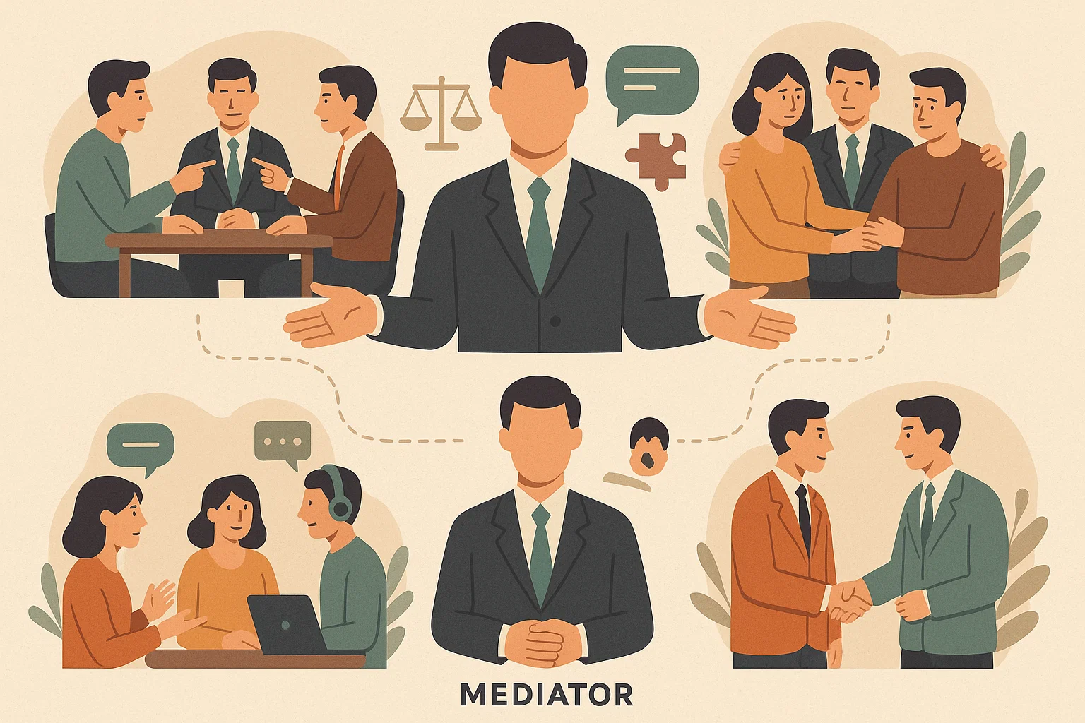 Mediator – Bedeutung, Einsatz in Recht, Medizin & Musik