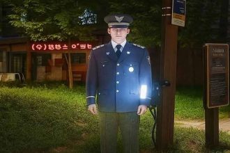 Polizeihologramme in Seoul Sicherheit der Zukunft