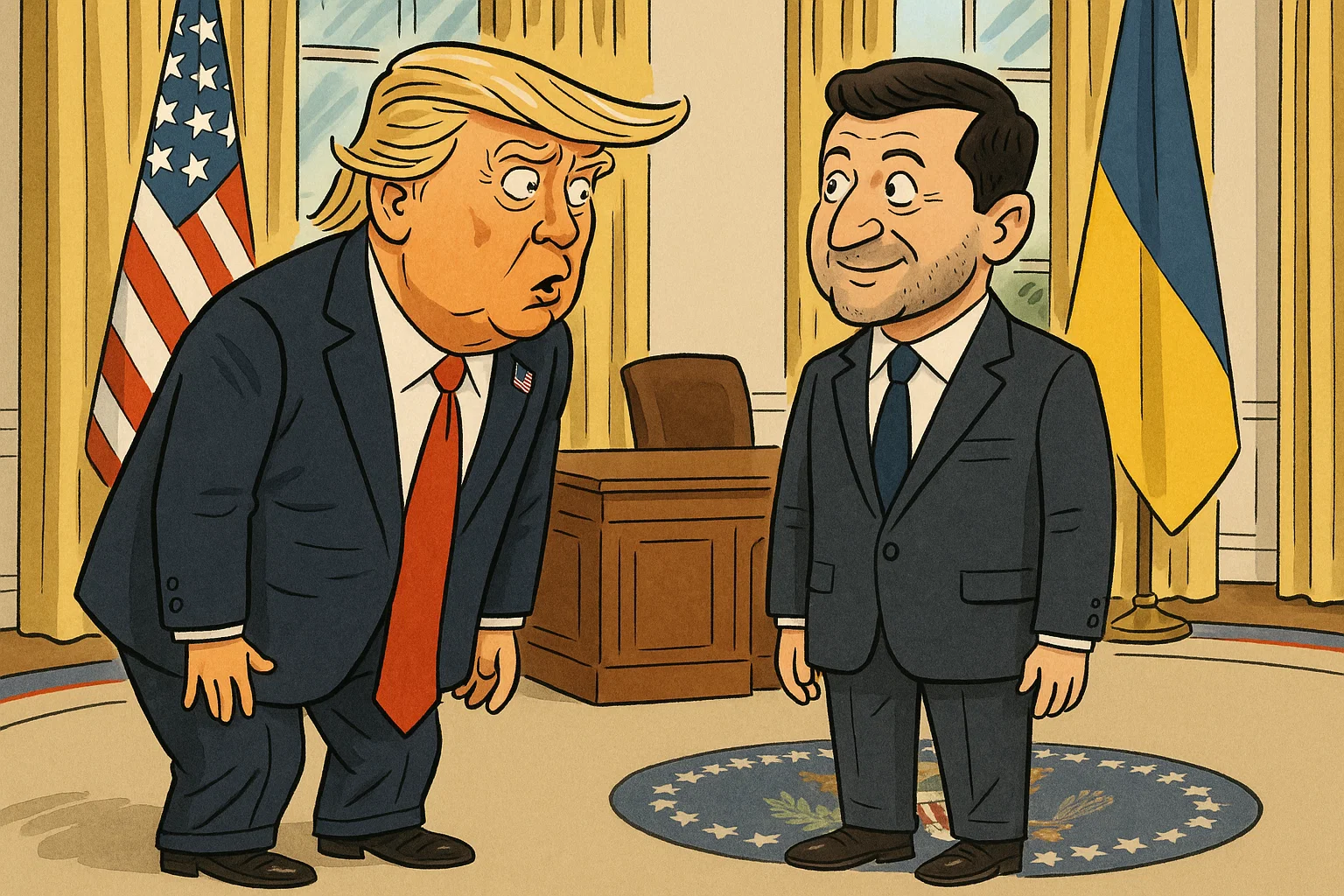 Selenskyj und Trump im Weißen Haus – Liveübertragung