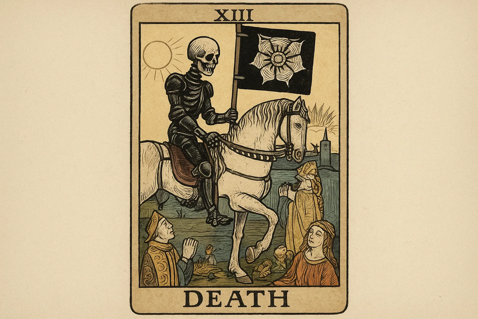 Tarotkarte Tod Bedeutung, Liebe, Beruf, Gesundheit