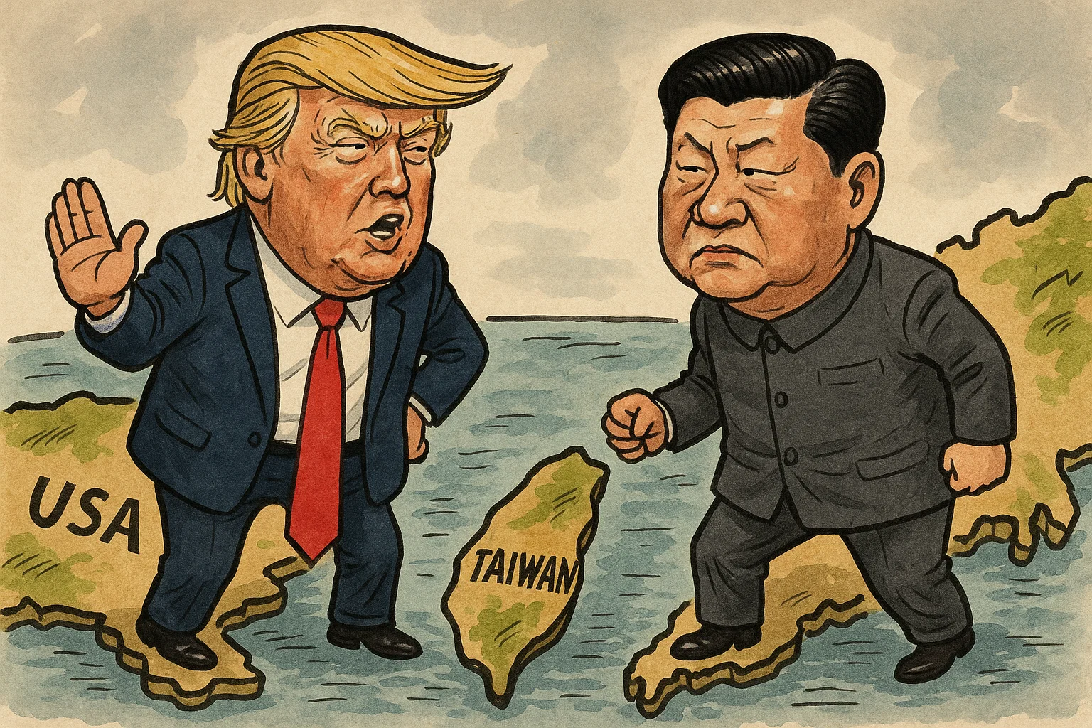 Trump Xi Jinping verspricht keine Gewalt gegen Taiwan