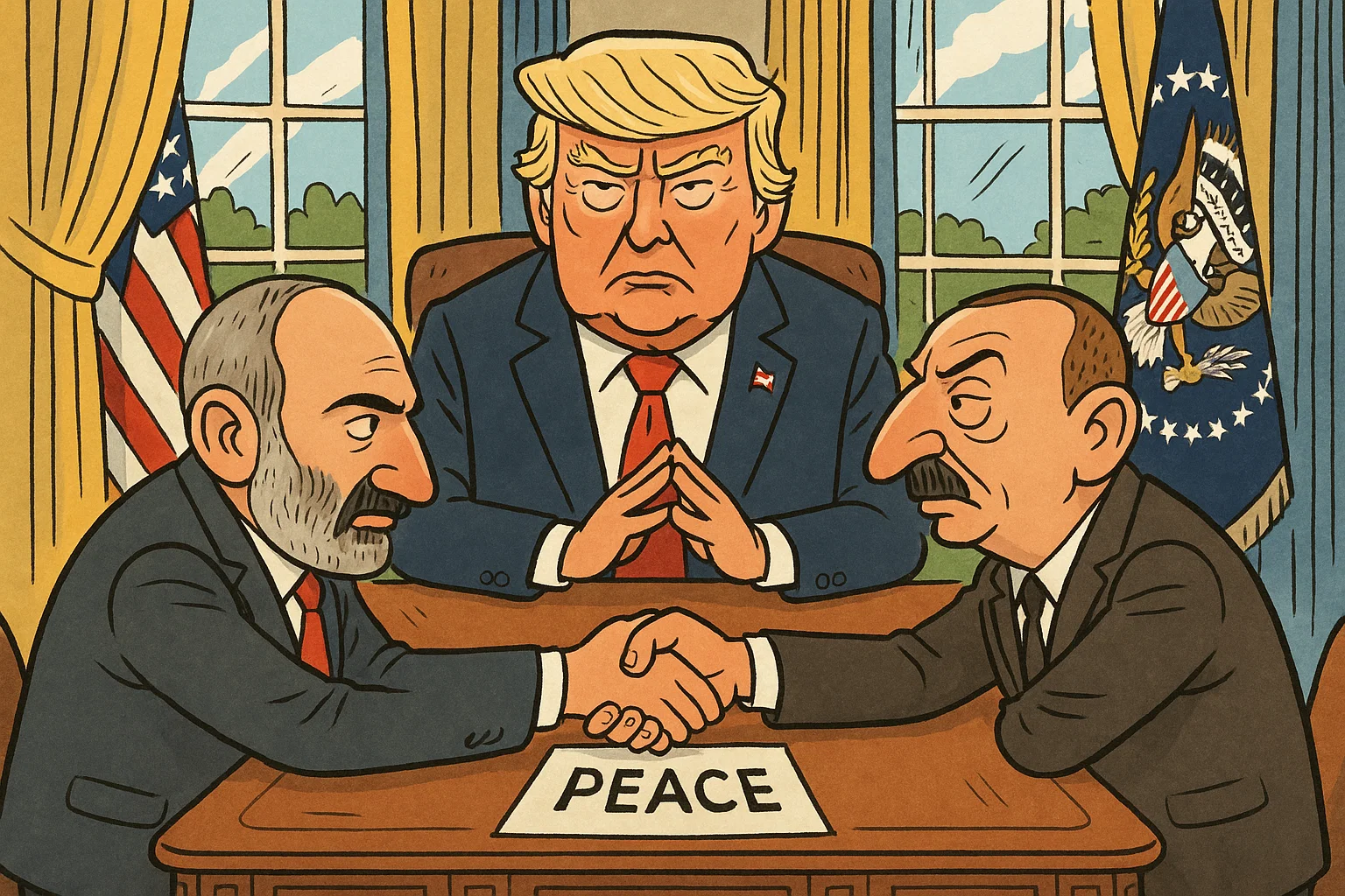 Trump startet Friedensgespräche zwischen Armenien und Aserbaidschan
