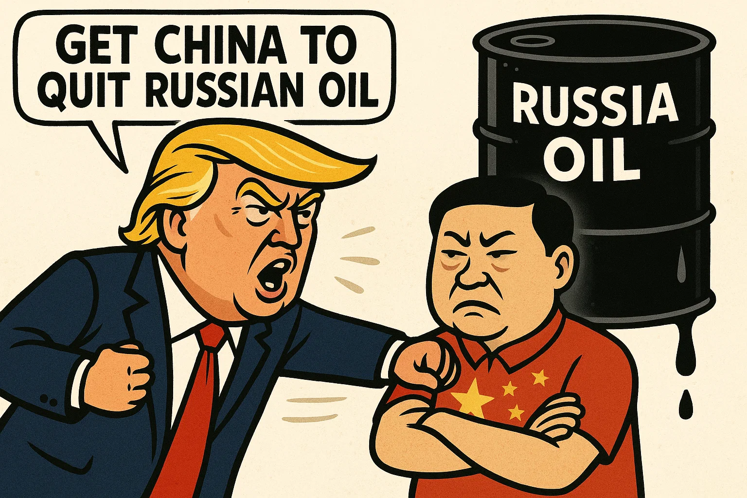 Wird Trump China zum Verzicht auf russisches Öl bewegen