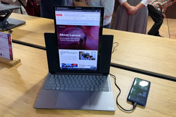 Lenovo ThinkBook VertiFlex Drehbarer Screen auf der IFA