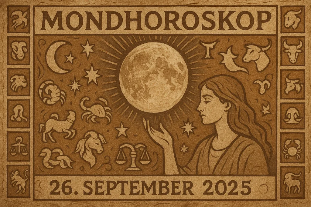 Mondhoroskop für den 26. September 2025: Ein Tag der emotionalen Tiefe und Transformation