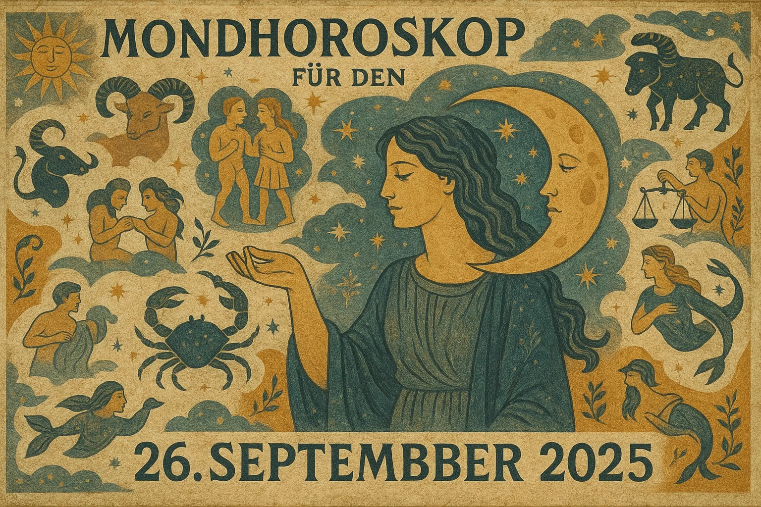 Mondhoroskop 26. September 2025 Energie & Tipps