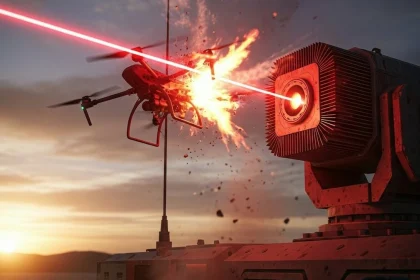 Syderal Frankreich testet neue Laserwaffe gegen Drohnen