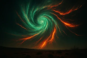 Geomagnetische Aktivität in der Ukraine am 13. Oktober