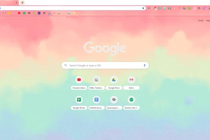 Google Chrome mit neuem KI-Suchfeld und modernem Design