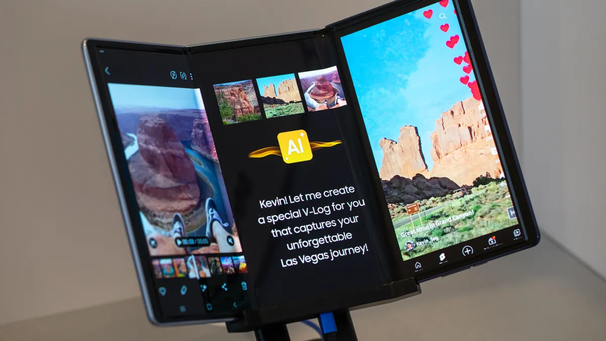 Samsung Galaxy TriFold Dreifach faltbares Smartphone