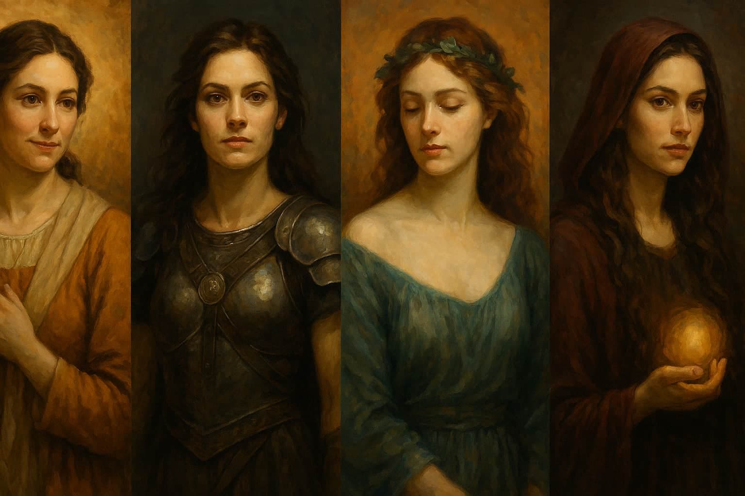 Test: Welche Frau bist du nach deiner Energie – Hüterin, Kriegerin, Muse oder Alchemistin