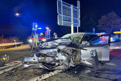 Dorsten-Unfall: Feuerwehr im Einsatz