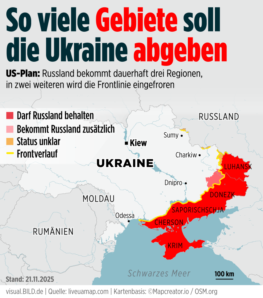 Friedensgespräche in Berlin: Selenskyjs Nein zu Donezk