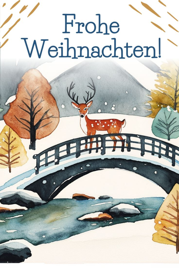 Liebe Weihnachtsgrüße für Familie, Freunde und Kollegen