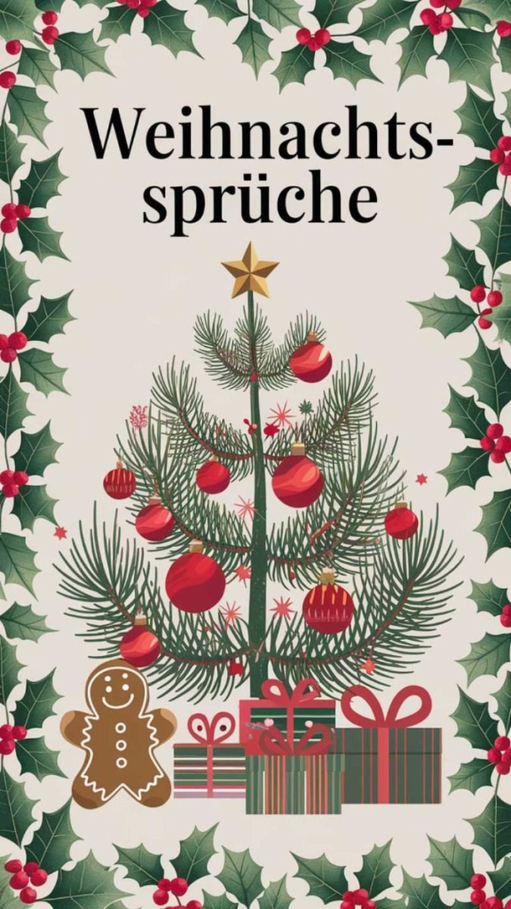 Liebe Weihnachtsgrüße für Familie, Freunde und Kollegen