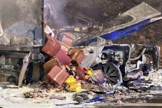 A9 Autobahn Sperrung nach tödlichem Unfall bei Polizeiverfolgung