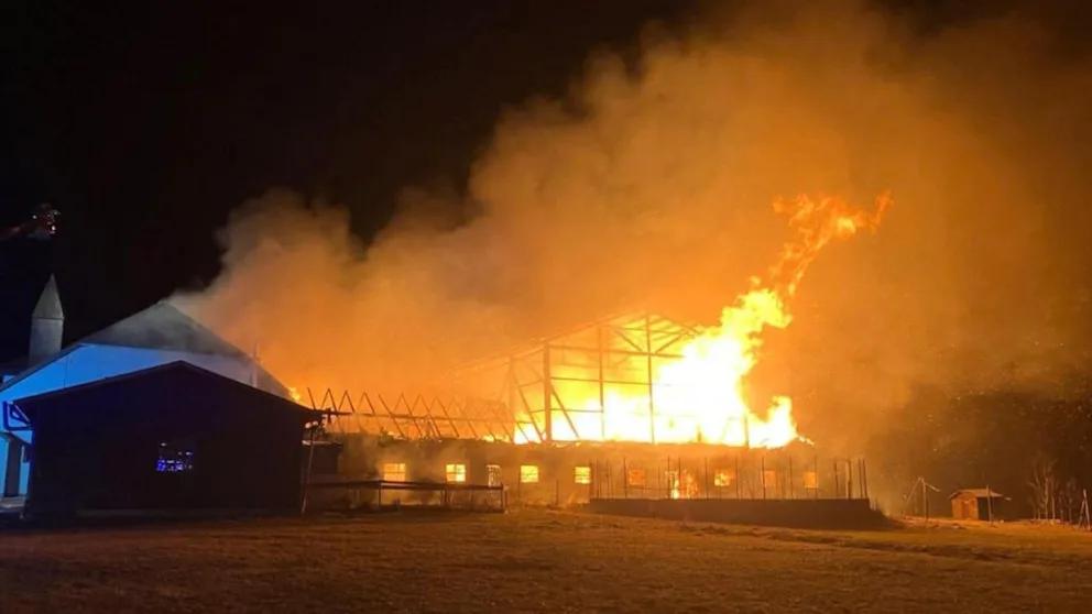 Feuer an Heiligabend: Anwesen in Niederbayern völlig zerstört