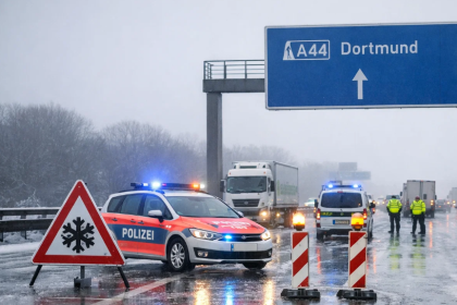Unfallserie auf der A44 bei Paderborn