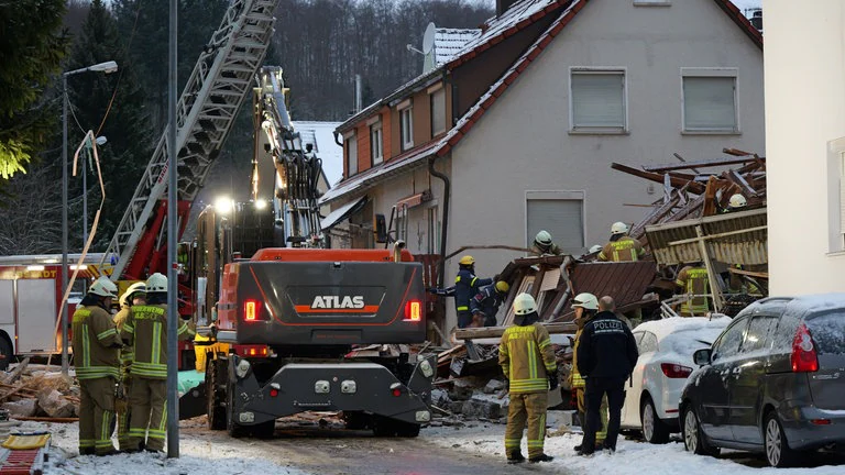 Explosion in Albstadt-Tailfingen