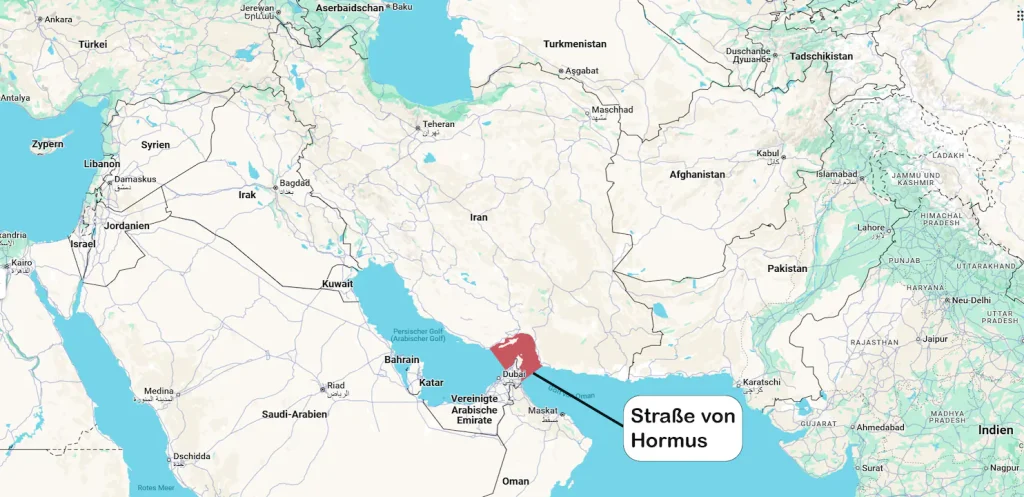 Straße von Hormus: Karte, Lage, Blockade und Folgen für den Ölpreis