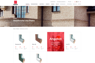 Holzfenster bei Okna Świebodzin