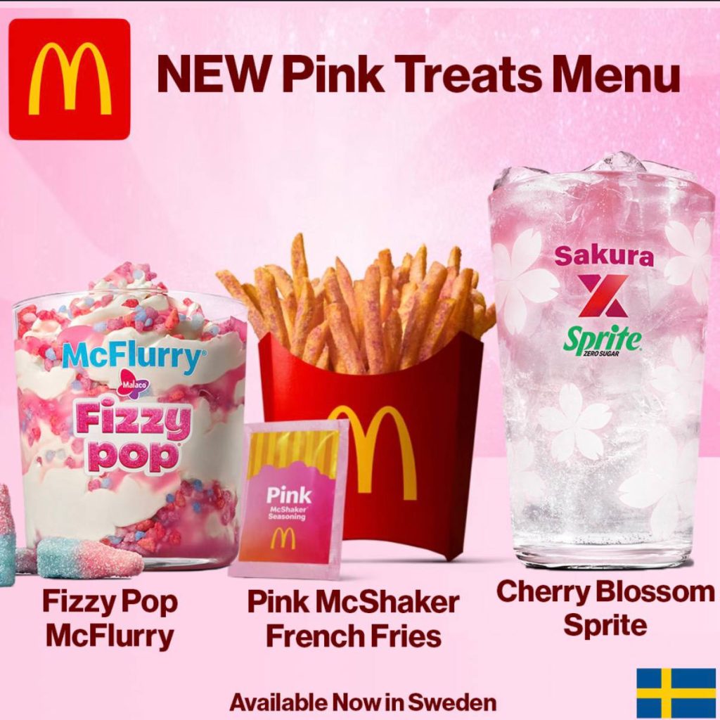 McDonald’s testet pinke Menü-Neuheiten: Kommen McFlurry und Sakura-Sprite bald nach Europa