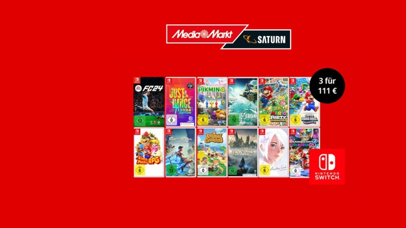 Nintendo Switch-Spiele im MediaMarkt-Sale: Diese Top-Games sind jetzt günstiger