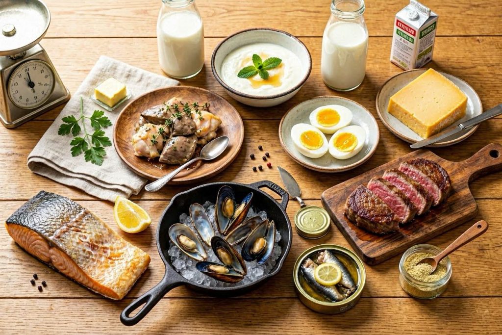 Vitamin B12: Lebensmittel, Tagesbedarf und Mangel-Symptome