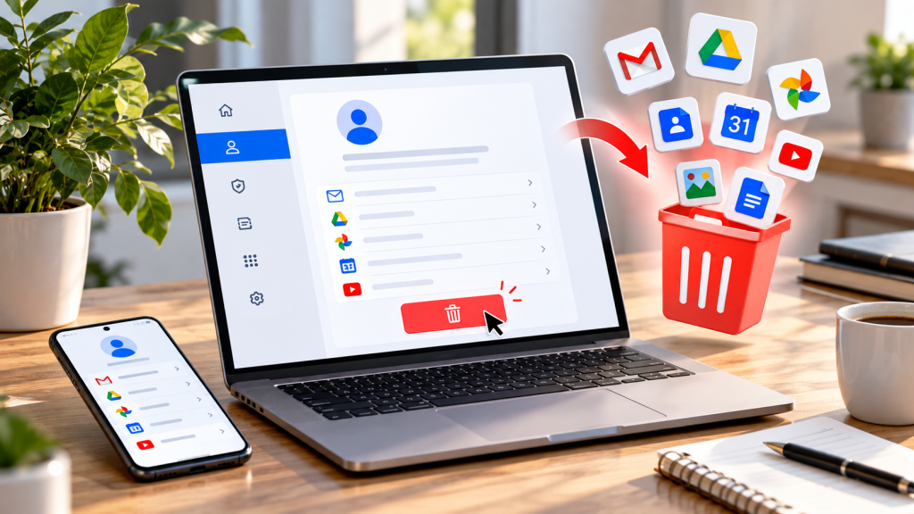 Google-Konto löschen 2026: Anleitung Schritt für Schritt