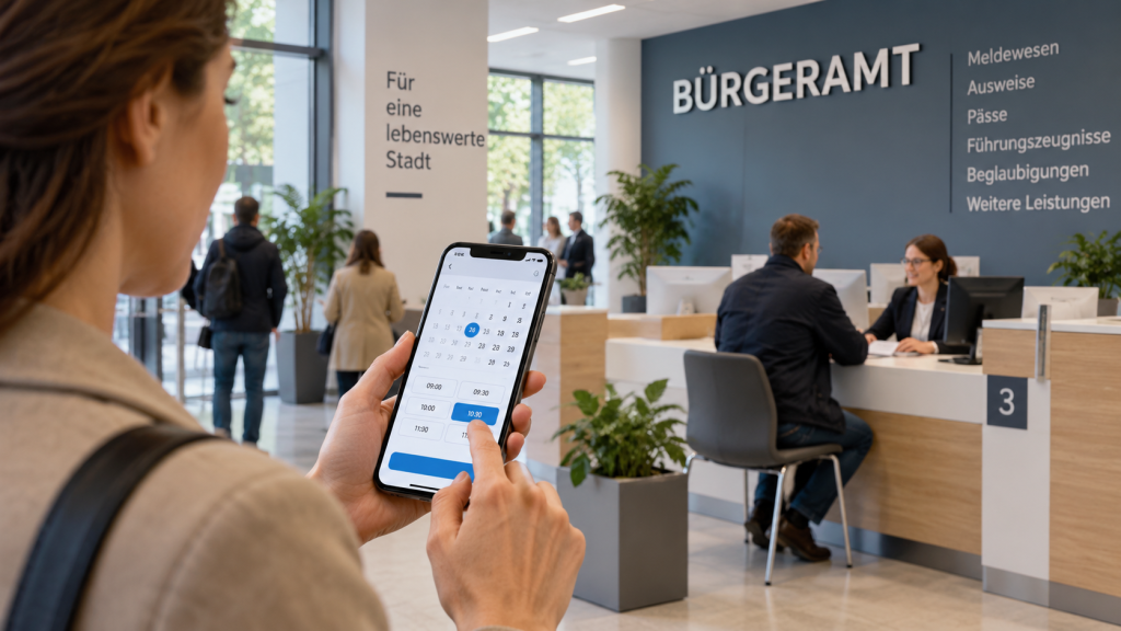 Bürgeramt Termin 2026 vereinbaren: Online und schneller