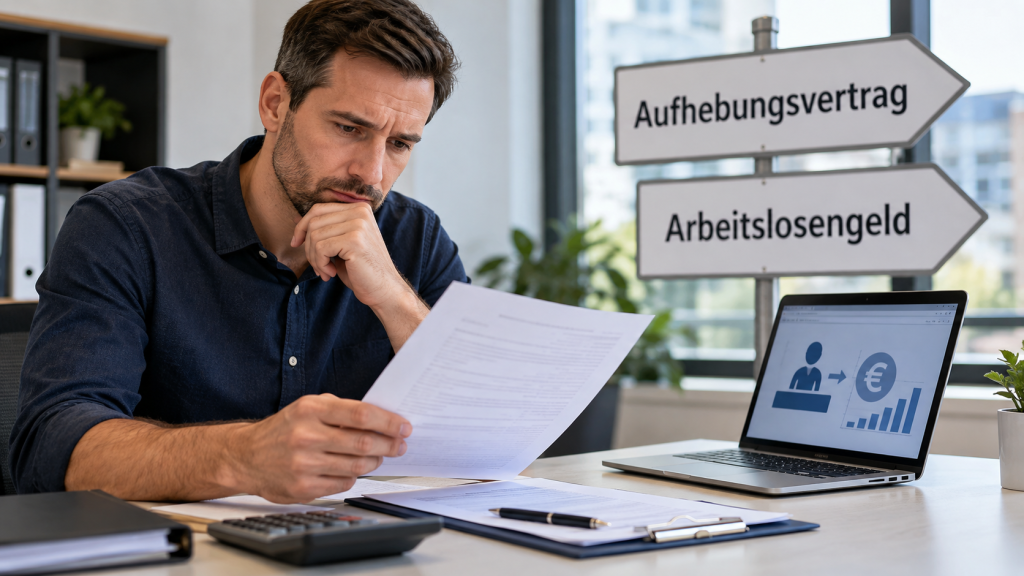 Aufhebungsvertrag und Arbeitslosengeld 2026: Sperrzeit vermeiden