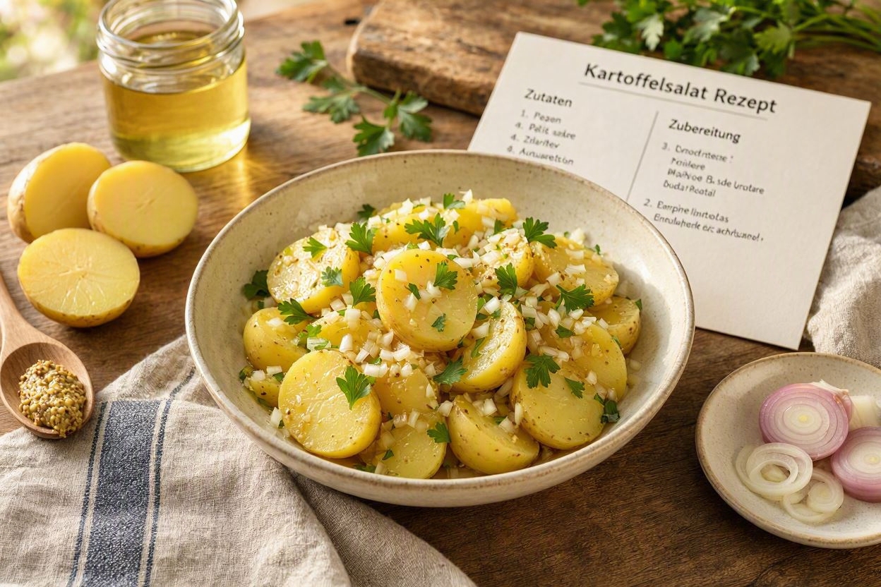Kartoffelsalat Rezept: Süddeutsch und norddeutsch klassisch