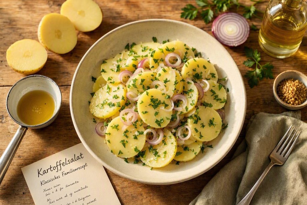 Kartoffelsalat Rezept: Süddeutsch und norddeutsch klassisch