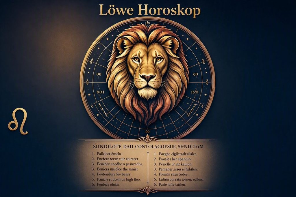 Löwe Horoskop 2026: Was Sie erwartet im Jahr