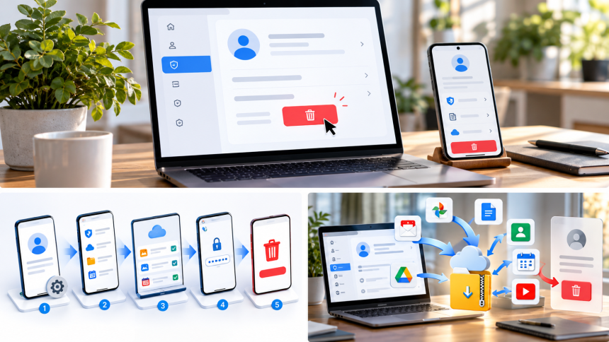 Google-Konto löschen 2026: Anleitung Schritt für Schritt