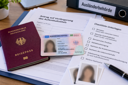 Aufenthaltstitel verlängern 2026 in Deutschland: Schritt für Schritt