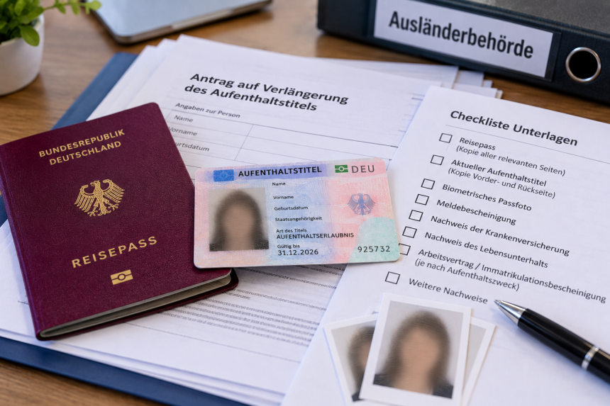 Aufenthaltstitel verlängern 2026 in Deutschland: Schritt für Schritt