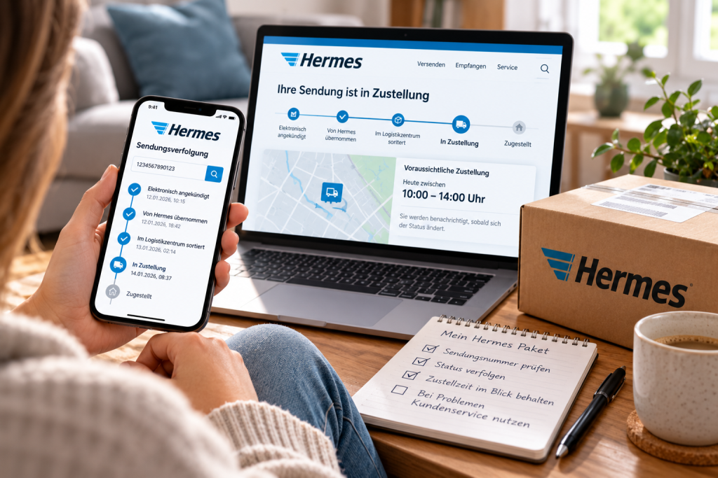 Hermes Paket verfolgen 2026: Status und Tipps