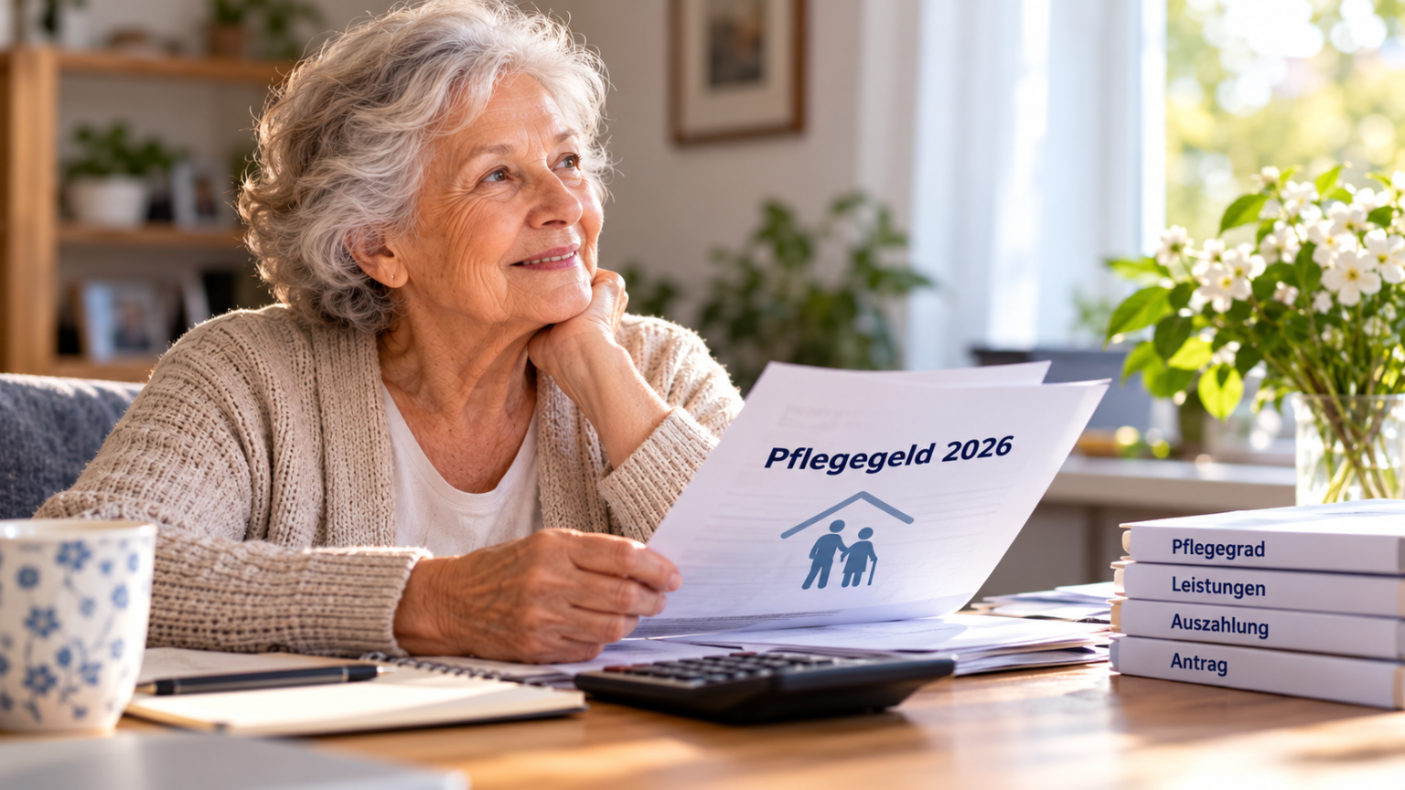 Pflegegeld 2026: Höhe, Auszahlung und alle Pflegegrade im Überblick