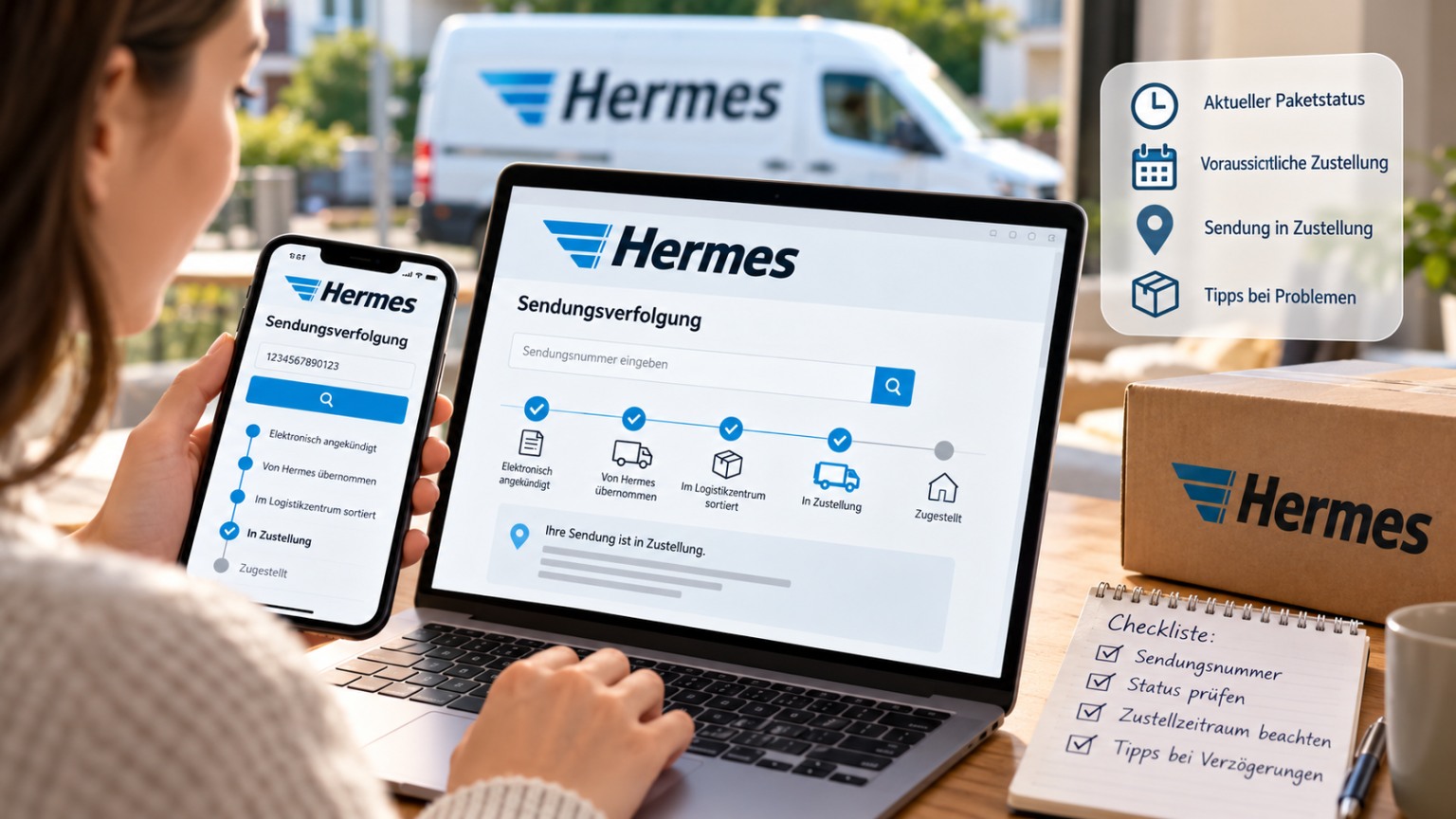 Hermes Paket verfolgen 2026: Status und Tipps