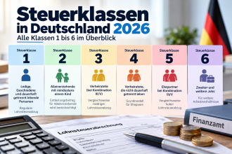 Steuerklassen Überblick 2026: Alle Klassen 1 bis 6 erklärt