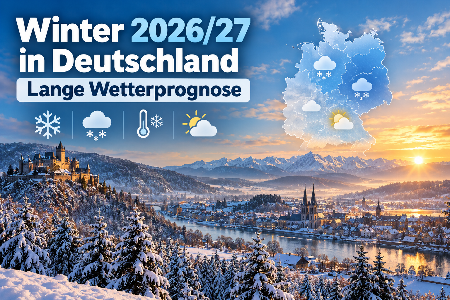 Winter 2026/27 in Deutschland: Lange Wetterprognose