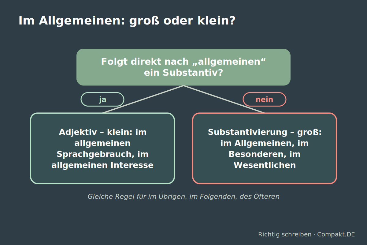 Infografik: Im Allgemeinen: groß oder klein?